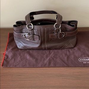 Coach Brown Leather Handbag